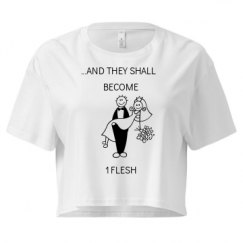 Ladies Festival Cali Crop Top Tee