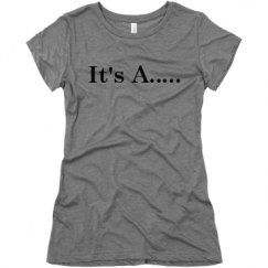 Ladies Slim Fit Super Soft Triblend Tee