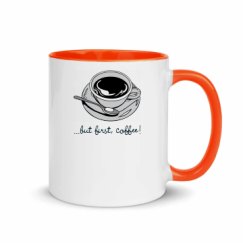 11oz Ceramic Mug with Color Inside