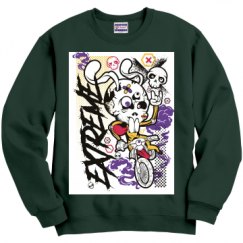 Unisex Film and Foil Crewneck Sweatshirt