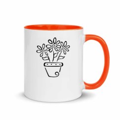 11oz Ceramic Mug with Color Inside