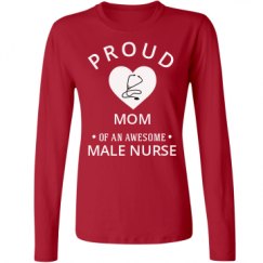 Ladies Relaxed Fit Basic Long Sleeve Tee