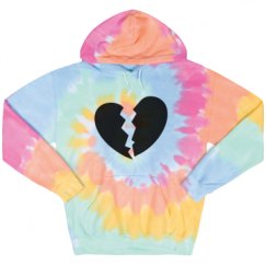 Unisex Tie-Dye Fleece Hoodie