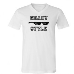 Unisex V-Neck Jersey Tee