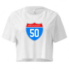 Ladies Festival Cali Crop Top Tee