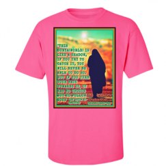 Unisex Ultra Cotton Safety Neon Crewneck Tee