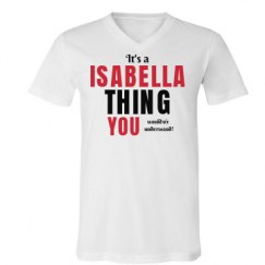 Unisex V-Neck Jersey Tee