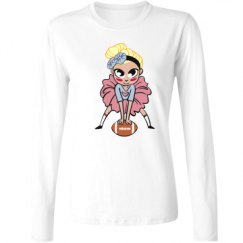 Ladies Relaxed Fit Basic Long Sleeve Tee