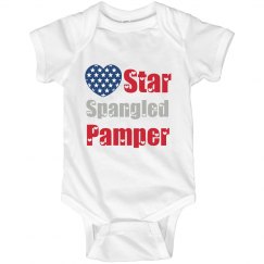 Star Spangled Pamper (Onesie)