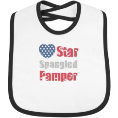 Infant Contrast Trim Bib