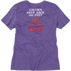 Ladies Relaxed Fit Super Soft Triblend V-Neck Tee