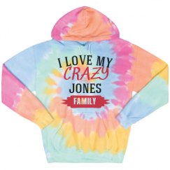 Unisex Tie-Dye Fleece Hoodie