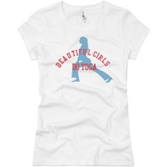 Ladies Slim Fit Basic Promo Jersey Tee