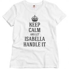 let Isabella handle it