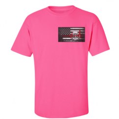 Unisex Ultra Cotton Safety Neon Crewneck Tee