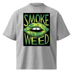 Unisex Organic Oversized High Neck T-Shirt