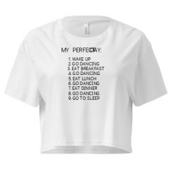 Ladies Festival Cali Crop Top Tee