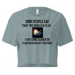 Ladies Festival Cali Crop Top Tee