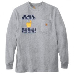 Unisex Carhartt Pocket Long Sleeve Tee