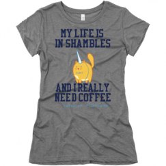 Ladies Slim Fit Super Soft Triblend Tee