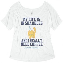 Ladies Flowy Slouchy Tee