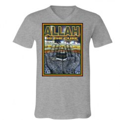 Unisex V-Neck Jersey Tee