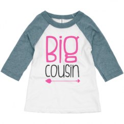 Toddler 3/4 Sleeve Raglan Tee