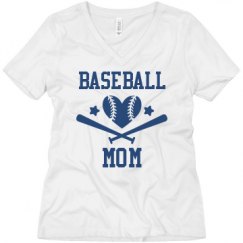 Ladies Relaxed Fit V-Neck Tee