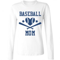 Ladies Relaxed Fit Basic Long Sleeve Tee