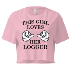 Ladies Festival Cali Crop Top Tee