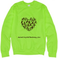 Unisex Neon Crewneck Sweatshirt