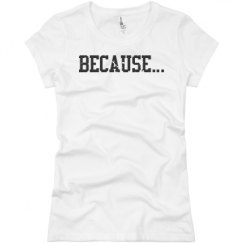 Ladies Slim Fit Basic Promo Jersey Tee