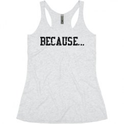 Ladies Slim Fit Super Soft Racerback Triblend Tank