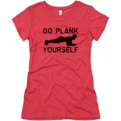 Ladies Slim Fit Super Soft Triblend Tee