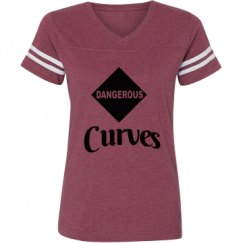 Ladies Relaxed Fit Vintage Sports Tee