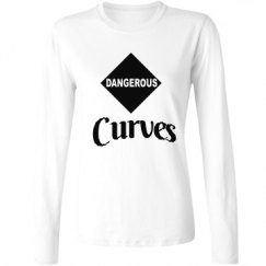 Ladies Relaxed Fit Basic Long Sleeve Tee