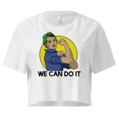 Ladies Festival Cali Crop Top Tee