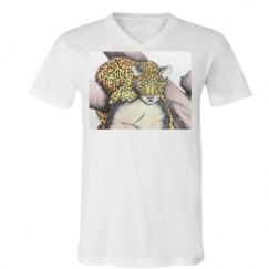 Unisex V-Neck Jersey Tee