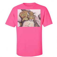 Unisex Ultra Cotton Safety Neon Crewneck Tee