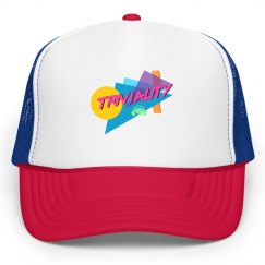 Triviality Trucker Hat Neon