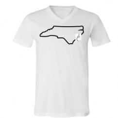 Unisex V-Neck Jersey Tee