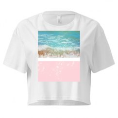 Ladies Festival Cali Crop Top Tee