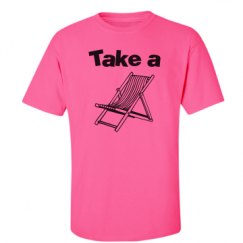 Unisex Ultra Cotton Safety Neon Crewneck Tee