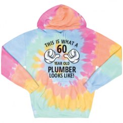 Unisex Tie-Dye Fleece Hoodie