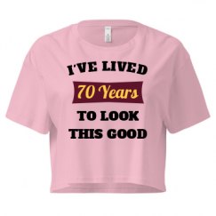 Ladies Festival Cali Crop Top Tee