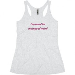 Ladies Slim Fit Super Soft Racerback Triblend Tank