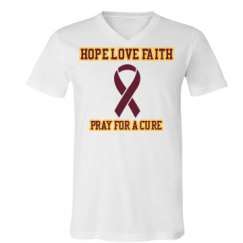 Unisex V-Neck Jersey Tee