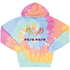 Unisex Tie-Dye Fleece Hoodie