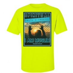 Unisex Ultra Cotton Safety Neon Crewneck Tee