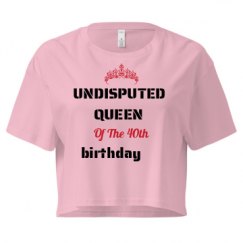 Ladies Festival Cali Crop Top Tee